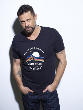 High peak - T-shirt textile homme - Accueil