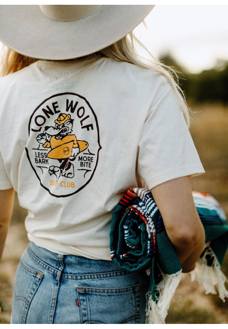 Lone wolf - T-shirt textile homme - IRON & RESIN