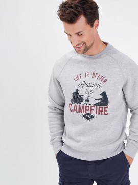 Campfire sweat - Sweat textile homme - Accueil
