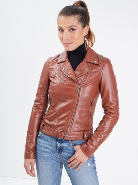 Laurie - Perfecto cuir femme - Femme
